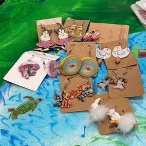 Charming Animal Earrings Set for Kids
